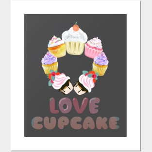 love cupcake Posters and Art